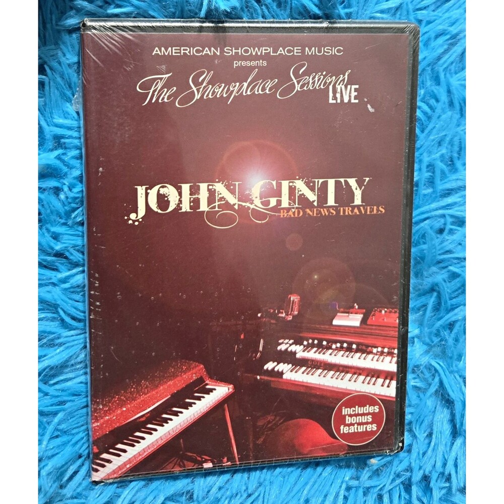 American Showplace Music Showplace Sessions Live: John Ginty (DVD) 2014 NR